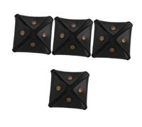 WOFASHPURET 4pcs Mini Leather Pouch Compact Earphone Storage Bag for Daily Use Small Lightweight and Portable Change Purse Matte Cash Keys