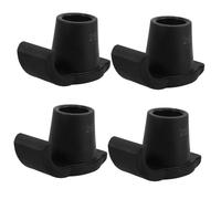 WOFASHPURET 4Pcs Nonstick Walker Ski Glides Nylon Walker Feet Protectors Practical Crutch Tips Anti-Slip Pads for Seniors Mobility Aid Accessories