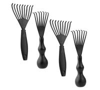 WOFASHPURET 4Pcs Portable Hair Brush Cleaner with Airbag Design Plastic Comb Hair Remover Tools for Easy Removal and Dust Suitable for Home and Salon Use
