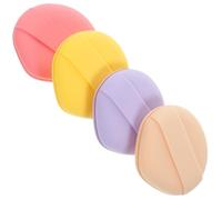 WOFASHPURET 4pcs Round Makeup Sponges Thickened Dual-sided Powder Puff for Foundation Cream Concealer Blusher Versatile Beauty Applicator Soft Touch