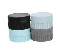WOFASHPURET 4pcs Silicone Cream Jars: Travel Size Containers Leak-Proof Travel Accessories with Lid for Cosmetic Makeup Face Body Cream Pill Case
