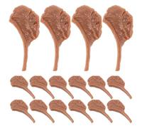 WOFASHPURET 50pcs Artificial Mini Steak Ornament: Realistic Fake Meat Block For Scene Decoration Office Display & Diy Craft Projects