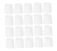 WOFASHPURET 50pcs Plastic Toothpaste Caps for Travel No Mess Squeeze Tube Lids Twist Design