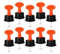 WOFASHPURET 51pcs Tile Leveling System Kit Tile Installation Kits Replaceable Steel Needle Reduces Sanding and Polishing Time Includes Special Wrench and Key for Wall Buildings and Building