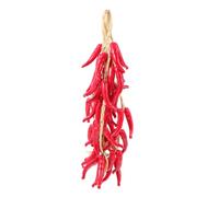 WOFASHPURET 5pcs Artificial Hanging Pepper String, Chili Pepper Decorations, Simulated Chili Pepper Hanging, Red Pepper Vegetable Garland Vine for Home Party Wall Decoration