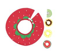 WOFASHPURET 5pcs Boy Bibs Cotton Absorbent Rotating Snap Bibs Newborn Saliva Wipe Soft Breathable Teething Towelling Dribble Towels