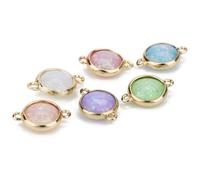 WOFASHPURET 5pcs Double Side Pendant Jewelry Pendant Resin Accessories Unique Shape Simple Delicate Stylish Design for Necklace Scrapbooking Project