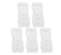WOFASHPURET 5pcs Goggle Strap Clip Goggle Retention Clip Wear-resistant Plastic Snap Structure Secure Fit Design for Adults Youth Training and Racing Events Accessories