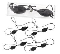 WOFASHPURET 5pcs Laser Protective Goggles Uv Eye Patch Cover for Infrared Led Light Safety Eye Goggles Shade for Adults for Led Use