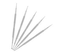 WOFASHPURET 5PCS Stainless Steel Nail Dotting Pen Set Dual-ended Nail Art Tools for Rhinestones Painting Tracing and DIY Manicure for Beginners and Professionals