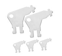WOFASHPURET 5pcs Toilet Paper Dispenser Key Keys for Easy Access to Public Toilet Roll Dispensers Compatible Effortless Mechanism for Quick Maintenance