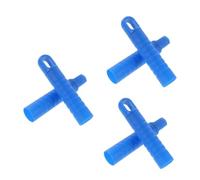 WOFASHPURET 6 pcs Mop Handle End Caps Replacement Lightweight Grip for Dustpan Rod Anti-Slip Blue Mop Handle Accessories Compatible with Various Cleaning Tools Easy Household Cleaning