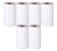 WOFASHPURET 6 Rolls Thermal Printer Paper Roll High Clarity Printing Paper with Bright Colour Transfer Simple Design Practical for Instant Camera Use
