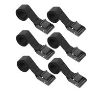 WOFASHPURET 6pcs Adjustable Patio Umbrella Straps Reusable Fixing Straps for Large Outdoor Parasols Practical Anti-wear Securing Tie Bands for Garden Beach Camping Use