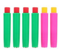 WOFASHPURET 6pcs Automatic Chalk Clip Chalk Clip Holder Plastic Material Easy to Use Keeps Hands Clean for Industrial Use Meeting Room Random Color