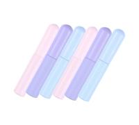 WOFASHPURET 6pcs Lip Brush Silicone Wand Lipstick Applicator Makeup Brush for Lip Gloss Balm Scrub Application
