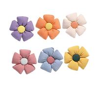 WOFASHPURET 6pcs Sunflower Hair Clip Girl Headbands Fabric Flowers Hair Accessories Clip for Girls Flower Accessories Newborn Headbands for