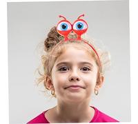 WOFASHPURET 8 pcs LED Flashing Headbands with Big Cartoon Eyes Hair Bands for Christmas Party Costume Festival Cosplay Concert Random Colors Fun Hair Hoop Accessories Random Color