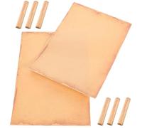 WOFASHPURET 8 Sheets Decorative Stationery Paper Letter Paper A5 Size Multi Application Printing Creative Retro Style for Love Letter Greeting Card