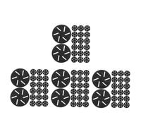WOFASHPURET 80 pcs Replacement Foot File Rollers for Electric Callus Remover Coarse Refill Grinding Heads for Pedicure Tools Black Exfoliator Tool for Hard Skin Removal and Soft Smooth Feet