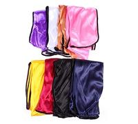 WOFASHPURET 8pcs Silk Satin Pirate Hat Turban Cap for Women Men Breathable Headscarf Fashion Turban Chemo Hat Unisex