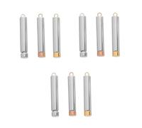 WOFASHPURET 9 pcs Stainless Steel Bar Charms Minimalist Retractable Pendant DIY Jewelry Making Kit for Mens Necklace Keychain Pendant in Gold Silver Rose Gold