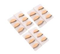 WOFASHPURET 9Pair Replaceable Silicone Eyelids for Lash Extension Practice Realistic Mannequin Head Accessories Beginner-friendly Soft Lash Training Kit for Makeup and Eyelash Technicians