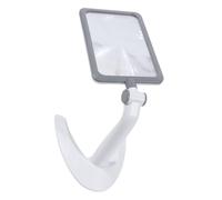 WOFASHPURET Adjustable Magnifying Tool with LED Lights Handheld and Desktop Design Portable Battery-powered Reading Magnifier for Books Crafting and Detailed Viewing