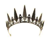 WOFASHPURET Baroque Bridal Crown with Dazzling Rhinestones Elegant Wedding Tiara Hair Accessory for Women Birthday Prom Party Headpiece