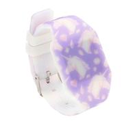 WOFASHPURET Boy Girl Electronic Watch Silicone Band Touch Screen Display Led Lights for Boys and Girls for Student and to Wear During Playtime