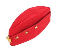 WOFASHPURET Camouflage Russian Sailor Hat Captain Costume Accessory for Men Durable Canvas Design for Cosplay and Dress Up Fits All