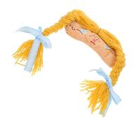 WOFASHPURET Cartoon Blackout Sleep Mask for Soft Light Blocking Eye Patch with Playful Japanese Kawaii Design Fun Blindfold for Airplane Naps and Festival Use