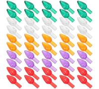 WOFASHPURET Christmas Tree Replacement Lights Assorted Colourful Design 100pcs Bulbs Easy Installation and Breakage Resistant, for Indoor Holiday Decorations and Ceramic