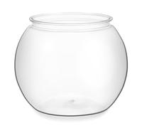 WOFASHPURET Clear Fish Bowl Desktop Aquarium, Small Goldfish Tank, Transparent Pet Round Fish Bowl, Portable Small Tank for Home Office Table Decor, 8. 6”×8. 6”×6. 9”