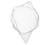 WOFASHPURET Conch Shape Glass Wine Cup 150ml Portable Novelty Drinking Glass with Stylish Creative Design for Restaurants and Party Use