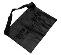 WOFASHPURET Cosmetic Brush Belt Bag for Women 32pcs Black Makeup Brush Waist Pouch Professional Multifunctional Makeup Apron Pouch with Pockets