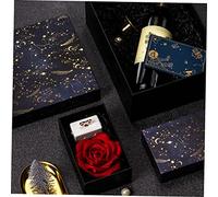WOFASHPURET Creative Night Gift Packing Box Large Empty Present Box with Gold Stamping Premium Cardboard Storage for Anniversary Birthday Valentine's Day Wedding Stylish