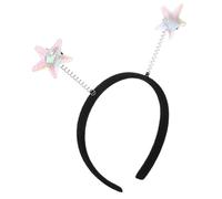 WOFASHPURET Decorative Star Headband for Boys Lightweight Hair Accessory with Shiny Five-pointed Stars for Parties Holidays Weddings Proms and Special Occasions
