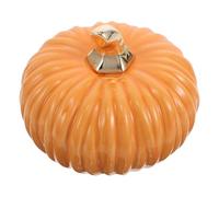 WOFASHPURET Decorative Vegetable Figurine Pumpkin Ornament Ceramic Elegant Artistic Pumpkin-shaped Resistant to Wear Versatile Placement for Office Desks and Home Decor