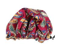 WOFASHPURET Double-layer round Sleep Cap for Women Shower Bath Hair Protection Easy to Wear and Take