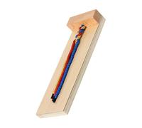 WOFASHPURET Early Educational Wooden Braid Hair for Fine Motor Skill Development Patience Training Hair Braiding Practice Tool for Preschool Learning and Independence