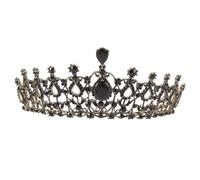 WOFASHPURET Elegant Baroque Style Bridal Crown Rhinestone Headdress Lightweight Comfortable Wedding Hair Accessory for Brides Bridesmaids and Party Use