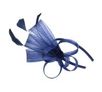WOFASHPURET Elegant Mesh Flower Fascinator Hat Headband for Women Tea Party Accessories Decorative Hairpiece Vintage Style for Weddings and Cocktails