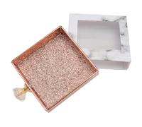WOFASHPURET Empty Eyelash Case with Clear Window Square Fake Eyelash Organizer Box for Protection and Display Airtight Lash Storage Lash Case for Easy Style Checking