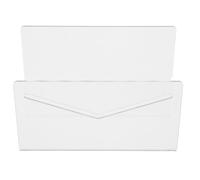 WOFASHPURET Envelope and Bill Sorter Mail Organizer Acrylic Sleek Modern Sturdy Mail Holder for School Countertop Letters and Envelopes