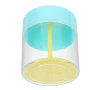 WOFASHPURET Facial Foam Cup and Soap Foamer Small Plastic Bubble Maker with Auto-return Press for Travel and Daily Shower Gel Foaming in Blue Star Design