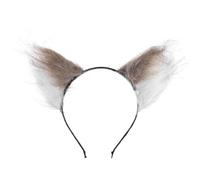 WOFASHPURET Foxes Ear Modeling Headband Cosplay Headband Creative Adorable Animal Ear Shape Party Hair Accessory Cloth Zinc Alloy Gathering Cosplay Prop