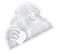 WOFASHPURET Gorilla Silicone Mold Silicone Casting Mold Reusable Flexible Easy to Clean for DIY Crafts Decor