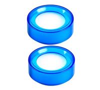 WOFASHPURET Hand Wet Device Money Counting Sponge Sturdy Plastic Case, 2Pcs, for Use in Financial Settings and Office Cash Management