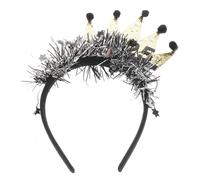 WOFASHPURET Happy Year Headband Festive Photo Booth Props for Year Eve Party Creative Design for Celebration Comfortable and Material Multiple Colors